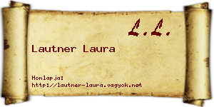 Lautner Laura névjegykártya